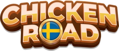 Chicken Road logotyp med svensk flagga